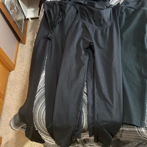 Black Maternity Pants lot (dress pants and leggings) size large